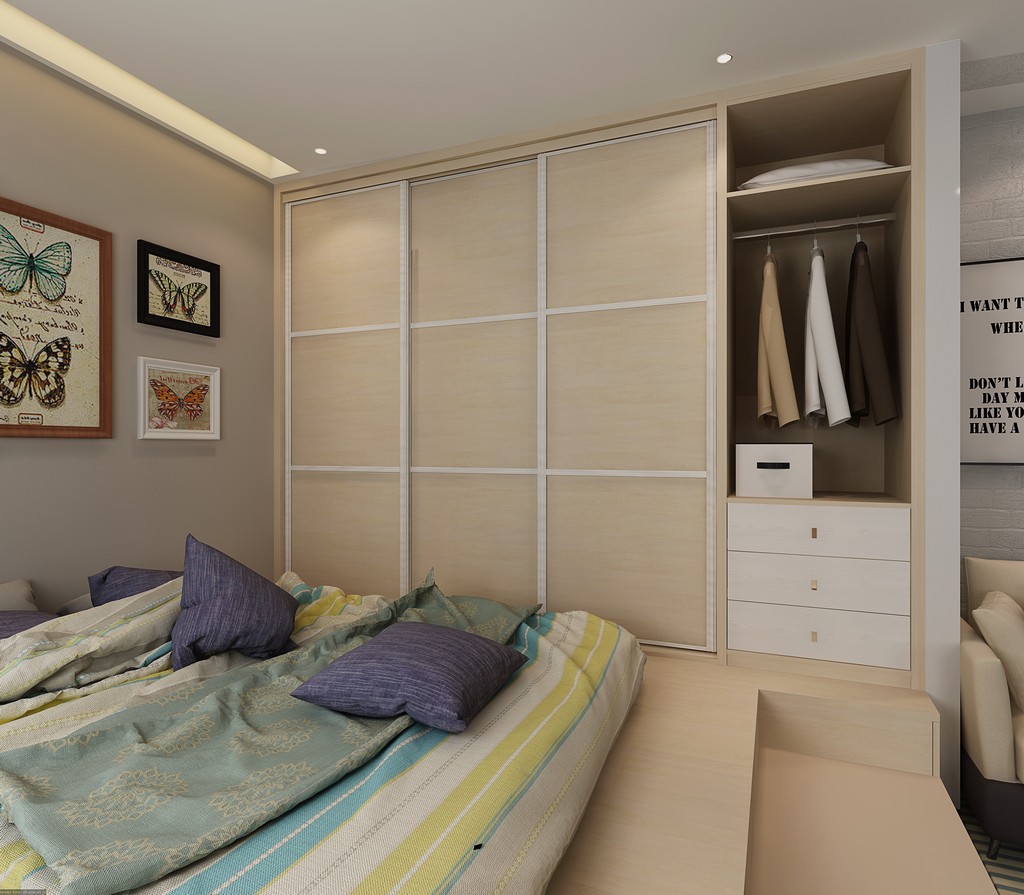 家具装修案例 现代简约整体衣柜完爆“省” 家具装修案例 现代简约整体衣柜完爆“省”