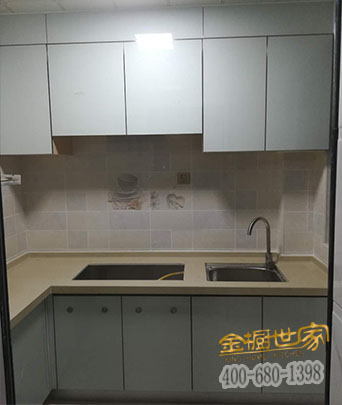 石碣地王广场实拍整体橱柜效果图 石碣地王广场实拍整体橱柜效果图