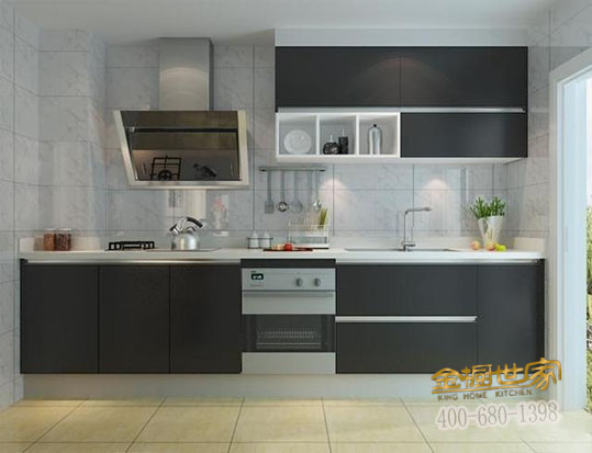 小户型厨房可以“色一点”,这样的整体橱柜你喜欢吗? 小户型厨房可以“色一点”,这样的整体橱柜你喜欢吗?
