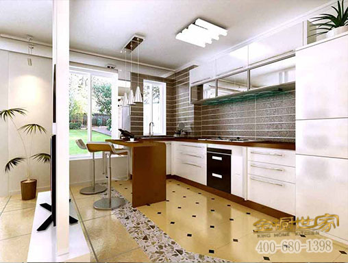 拥有着美貌与实用的橱柜定制，老婆大人都爱上了下厨