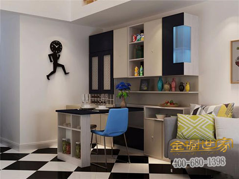 小户型的酒柜,也可作为隔断、收纳、空间装饰使用 小户型的酒柜,也可作为隔断、收纳、空间装饰使用