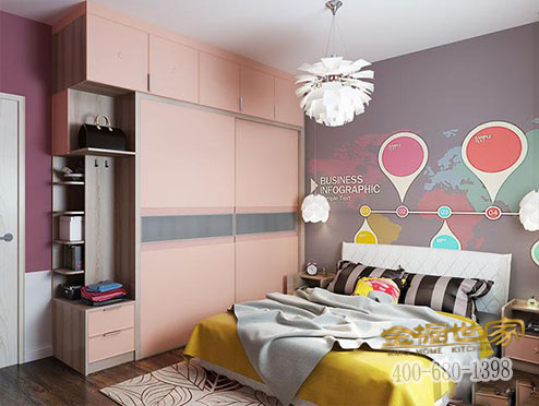 小户型卧室衣柜效果图,全是杰伦小公举钟爱的粉色 小户型卧室衣柜效果图,全是杰伦小公举钟爱的粉色