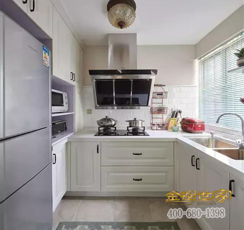 L型橱柜设计简直是小户型的救命之星 L型橱柜设计简直是小户型的救命之星